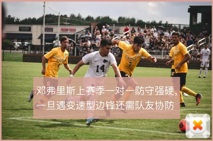 邓弗里斯上赛季一对一防守强硬，一旦遇变速型边锋还需队友协防